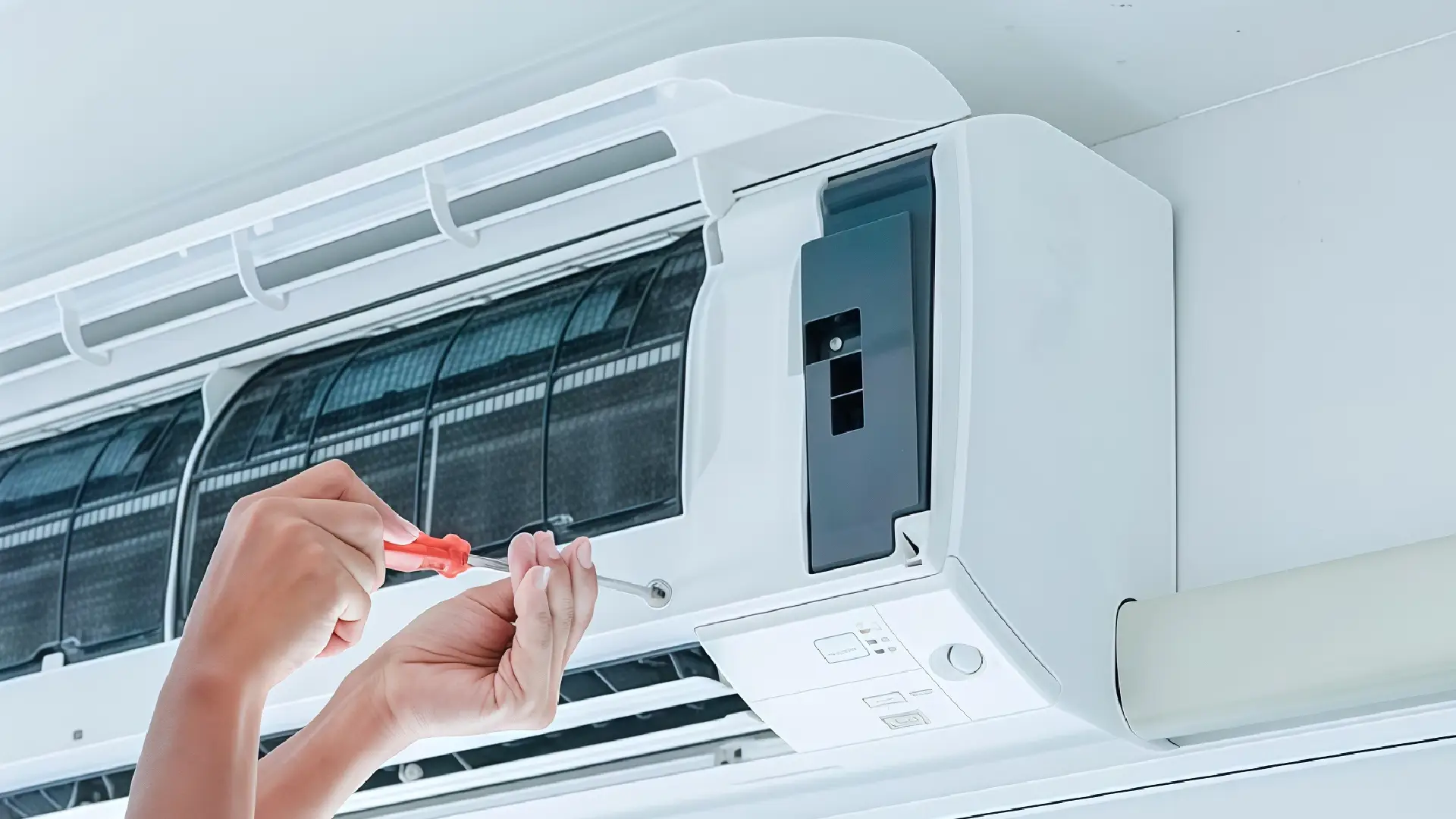 Complete AC maintenance and servicing process
