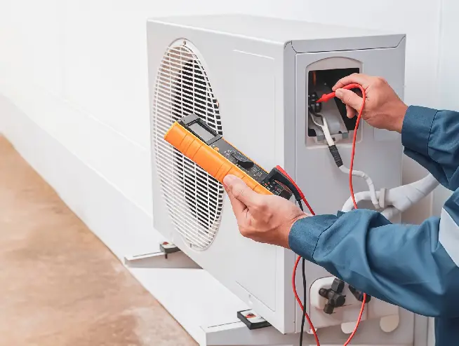 Regular AC maintenance service and cleaning process