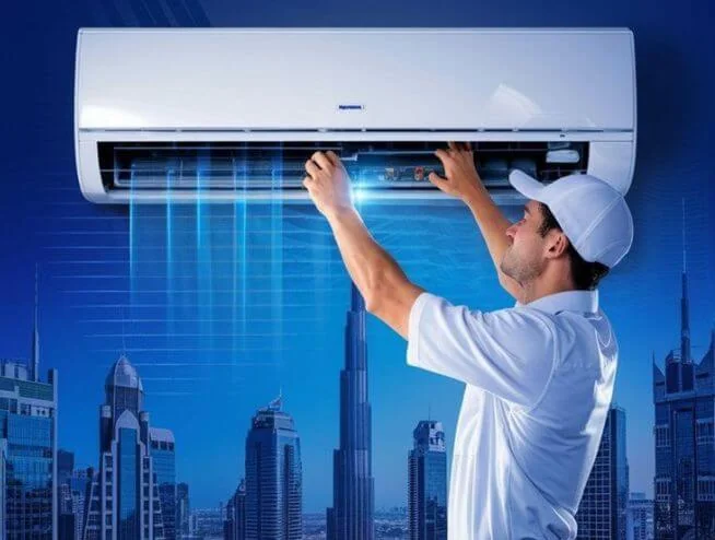 VRV VRF air conditioning system outdoor units installation